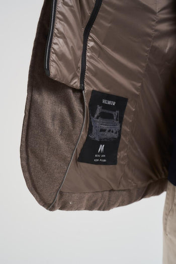 Piumino uomo trapuntato tortora - 8