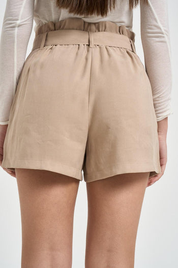 Shorts donna beige - 3