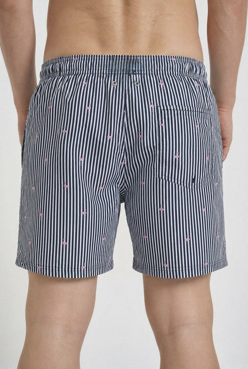 Costume uomo fenicotteri blu navy - 2