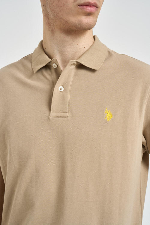 Polo uomo beige - 2