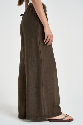 Pantalone donna satinato testa di moro - 4