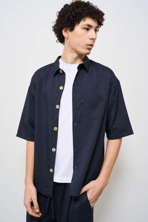 Camicia uomo blu - 2