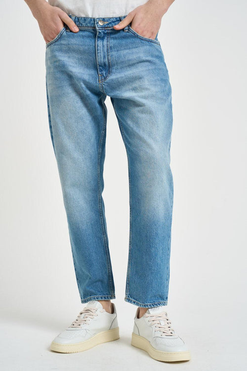 Jeans uomo regular fit in denim blu