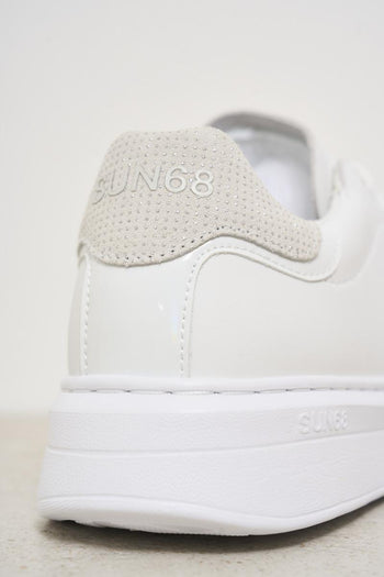 Sneakers donna bianca e argento - 7