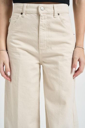 Jeans donna Lexie in denim ecru - 6