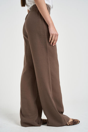 Pantalone donna marrone - 4