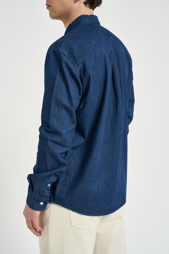 Camicia uomo in denim chiaro - 3