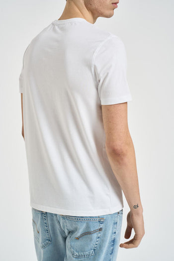T-shirt uomo girocollo bianca - 4