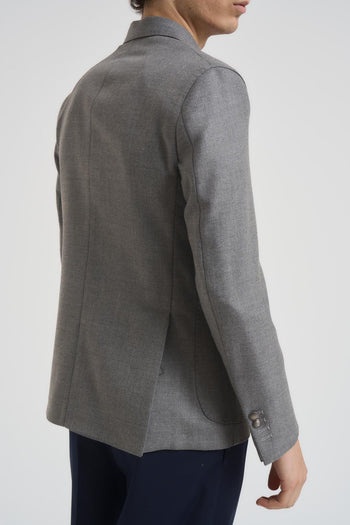 Giacca uomo doppiopetto grigio - 5