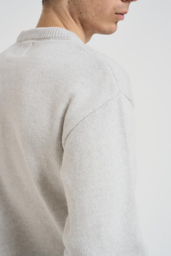 Maglia uomo grigia girocollo - 4