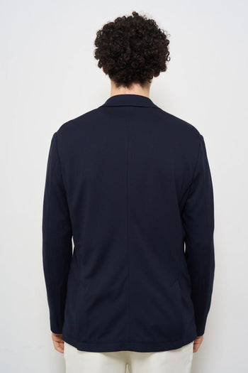 Giacca uomo blu monopetto - 5