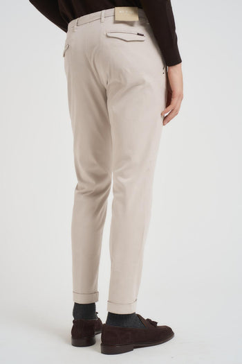 Pantalone uomo dritto panna - 5