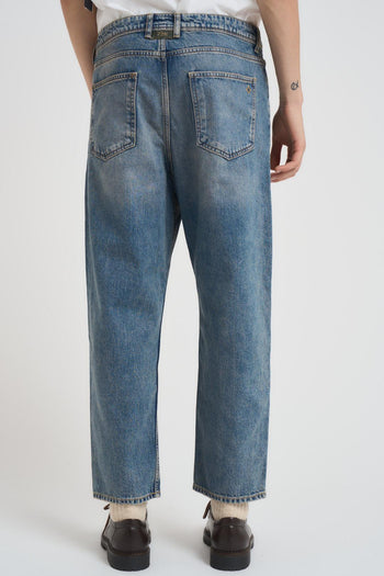 Jeans uomo regular in denim chiaro - 3