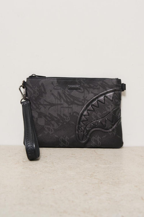 Pochette uomo 3am check nera - 1