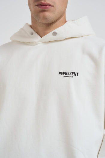 Felpa uomo con cappuccio bianca - 5