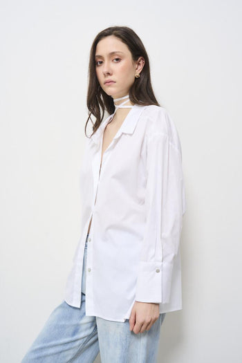 Camicia donna over bianca - 3
