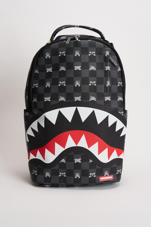 Zaino uomo Gray Peeking Character Check nero