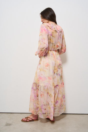 Abito donna lungo floreale - 5