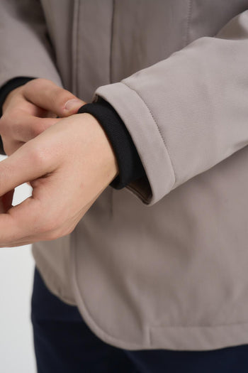 Giubbotto trench uomo grigio chiaro - 3