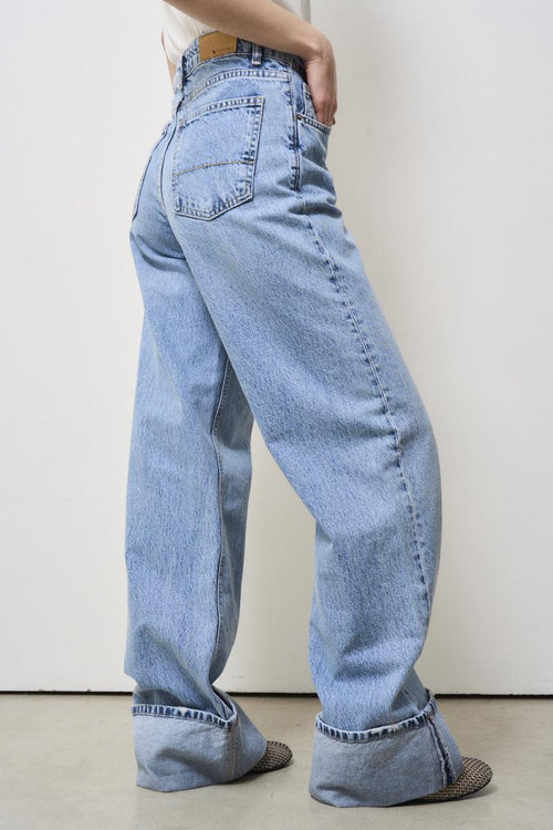 Jeans donna Baggy con risvolto - 2