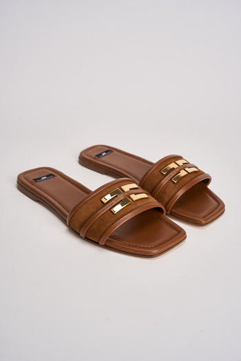 Sandalo donna marrone - 4