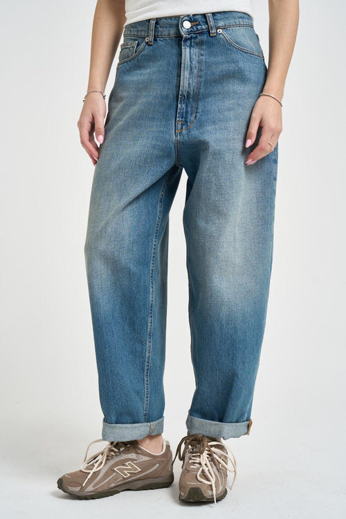 Jeans donna Laila in denim blu medio - 2