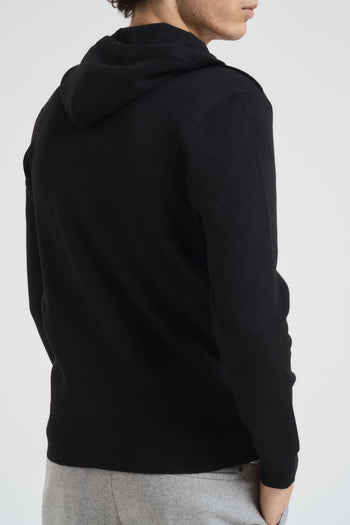 Felpa uomo in maglia nera - 5