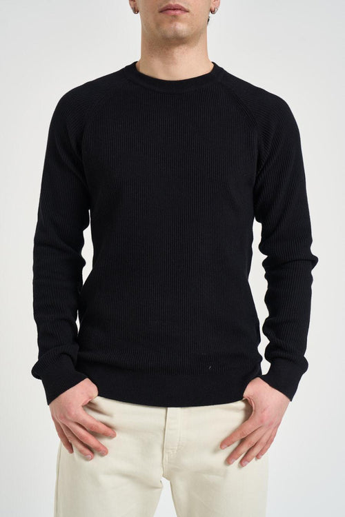 Maglia uomo girocollo nera