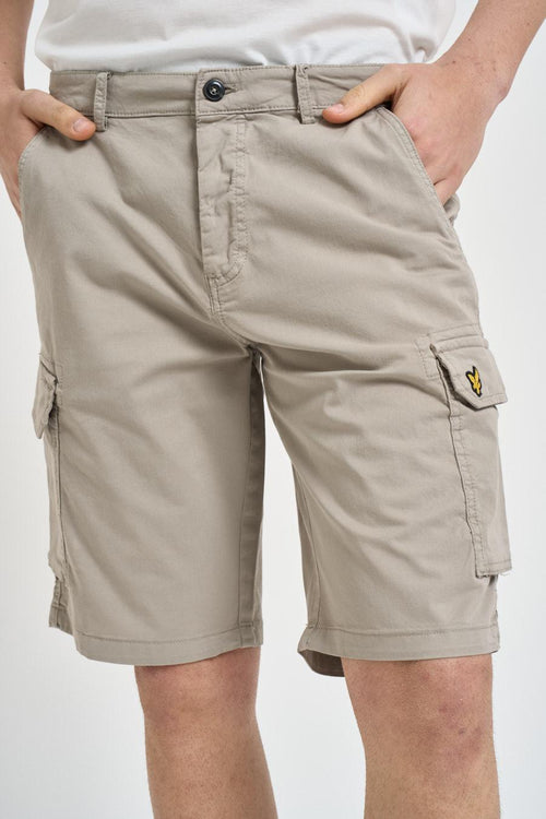 Bermuda cargo uomo beige