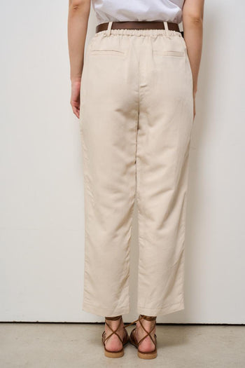 Pantalone donna regular burro - 4