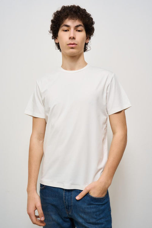 T-shirt uomo girocollo bianca