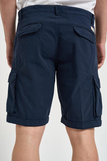 Bermuda cargo uomo blu navy - 3