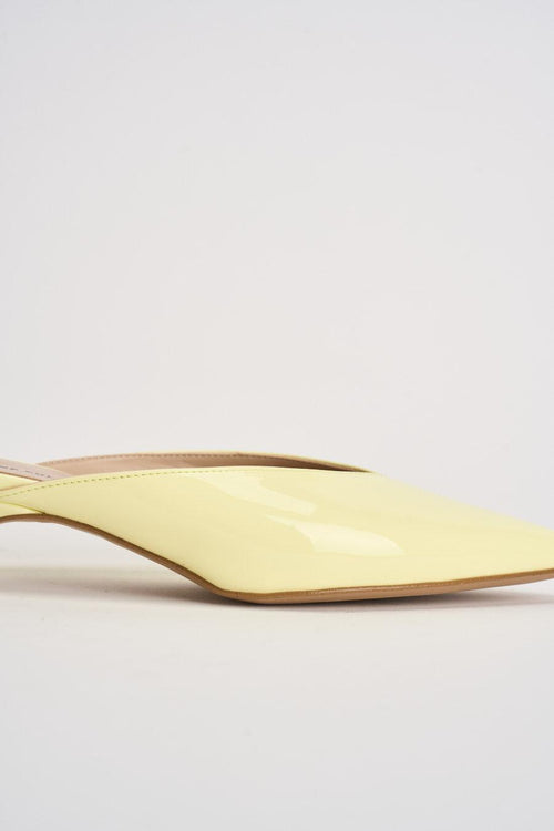 Sabot donna in vernice giallo - 2