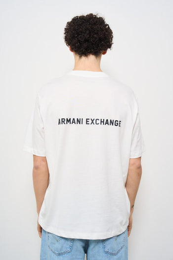 T-shirt uomo girocollo bianca - 4