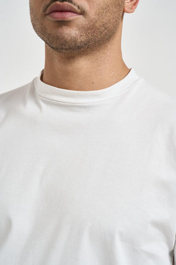 T-shirt uomo girocollo bianca - 3
