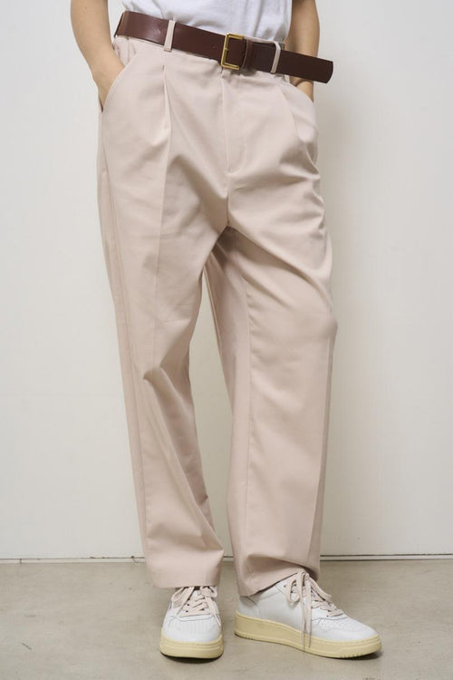 Women's carrot fit pink trousers - 2