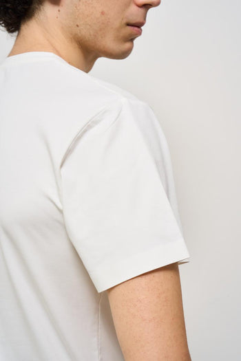 T-shirt uomo girocollo bianca - 5