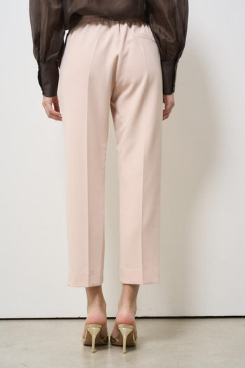 Pantalone donna a sigaretta rosa - 4