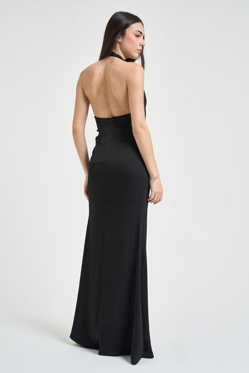 Abito donna lungo nero - 2