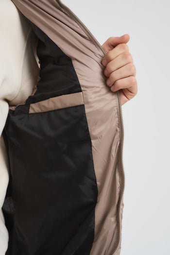 Gilet uomo trapuntato beige - 5