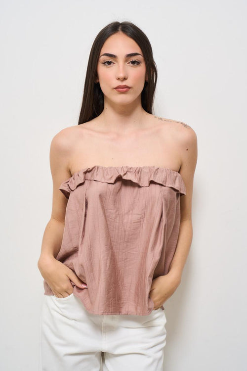 Top donna rosa