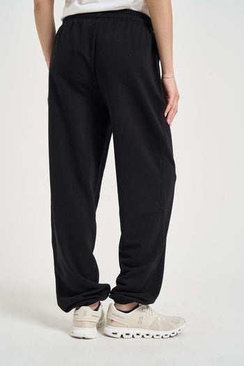 Pantalone donna nero jogger - 3