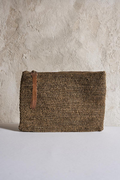 IBELIV Pochette donna Ampy in rafia - 1
