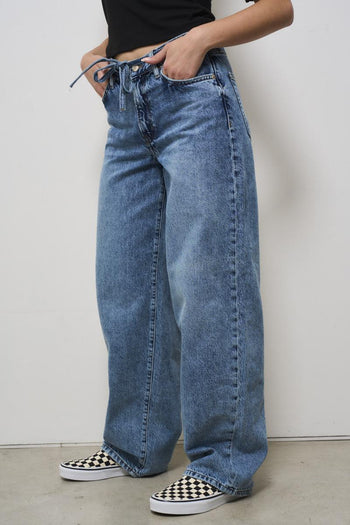 Women's medium denim balloon jeans - 3