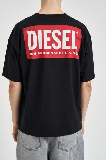 T-shirt uomo girocollo nera - 3