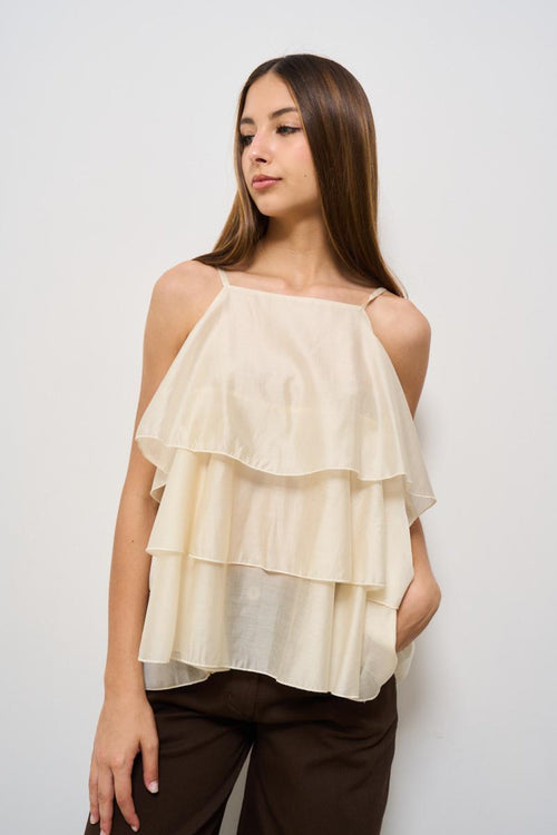 Top donna balze panna - 2