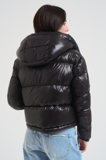 Piumino donna trapuntato nero - 4
