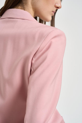 Blazer donna doppiopetto rosa - 5