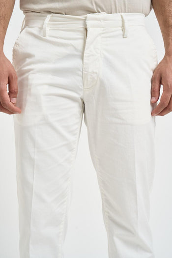 Pantalone uomo chino bianco - 4
