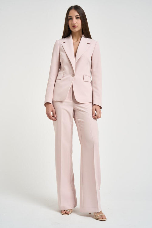 Tailleur donna rosa cipria